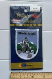 NIP Canadian Rockies Rocky Mountain Goats Canada Souvenir Embroidered Patch