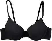 [Dress Cici] Underwire Push Up Bra, Nylon Plunge Bra for Women