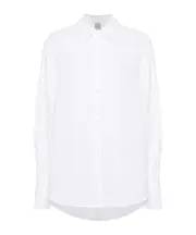 Totême Long Sleeved Tuxedo Shirt EU38,EU36,EU34 white