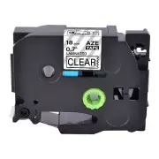 1PK Compatible with Brother P-Touch TZ-141 Black on Clear 0.7" Label Tape 18mm
