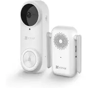 EZVIZ DB2 3MP Wireless Video Doorbell Camera and Plug in Chime Kit