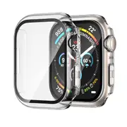 MCC For Apple Watch 4/5/6/SE Gen 1/2 Case w/ Tempered Glass Protector 40mm [Clear]