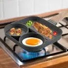 4-cup Fried Egg Pan Non-stick Frying Pan Aluminum Pan Non Stick Coating Egg Cook