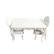 Dollhouse Miniature Furniture Set Mini Dining Table and Chair Miniature