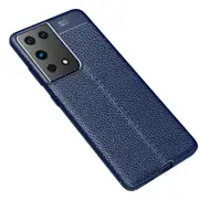 2PCS Shockproof Leather Case For Samsung GalaxyA72 4G/5G Phone Case For Samsung A72 Capa Funda - Blue Samsung A72 4G/5G