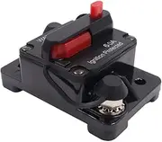 60A Amp Circuit Breaker for Boat Trolling Motor Marine ATV Vehicles Stereo Audio Battery Solar System Inline Fuse with Manual Reset Switcher Waterproof DC 12V-48V