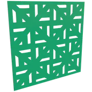 ProtectorAl 300-1200mm x 300-1200mm Light Green/Gloss White Mosaic Unframed Composite Deco Panel