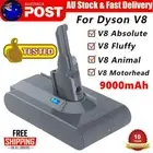 9000mAh 21.6V Battery For Dyson V8 SV10 Absolute V8 Animal V8 Fluffy Motorhead