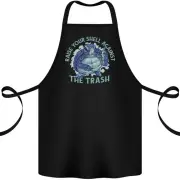 Offensive Turtle Environment Climate Change Cotton Apron 100% Organic