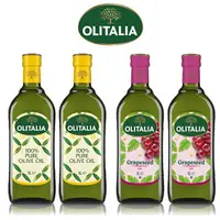 在飛比找樂天市場購物網優惠-【奧利塔olitalia】純橄欖油2瓶+葡萄籽油2瓶(100