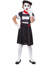 Mime Circus Girls Costume