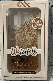 ⚡️Case-Mate Liquid Glitter Case for Apple iPhone X / XS Gold