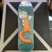 Santa Cruz Bod Boyle SICK CAT Skateboard Deck TEAL STAIN