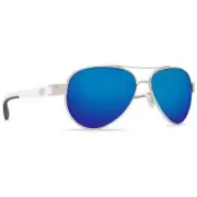 Costa Loreto Palladium w/White Temples Frame w/Blue Mirror 580G 06S4006-40061456