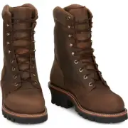 Chippewa Super Dna 9" Waterproof Steel Toe Insulated Tan Logger 59405