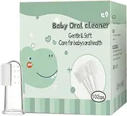 Newborns Oral Cleaner - 60Pack Oral Cleaner | Flexible Baby Oral Cleaner, Soft Finger Tongue Brush, Newborns Oral Cleaning Stick with Paper Handle, Baby Mouth Tongue Cleaner for Newborns