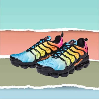 Vitality Blue yellow powder Nike Air VaporMax TN Plus Men Casual shoes