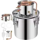 Alcohol Still 3 Gal./12L Stainless Steel Alcohol Distiller Copper Tube Home Brew