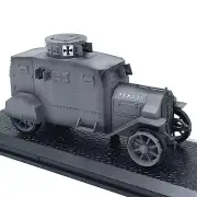 1:43 Scale 12.7cm WWI German Ehrhardt EV4 Armored Car Tank Model Toy