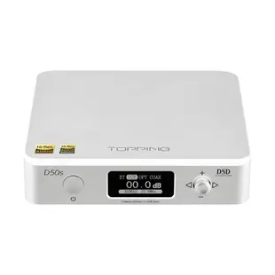 TOPPING拓品D50s音頻解碼器ES9038 DAC 藍牙LDAC DSD512硬解HIFI