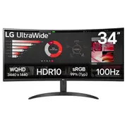 LG 34WR50QK-B WQHD 100Hz HDR Curved 34in Monitor