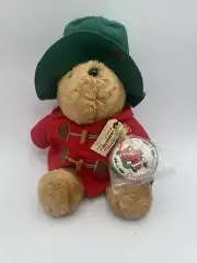 Paddington Teddy Bear Plush Sears Kids 1994 Christmas Stuffed Animal Vtg.