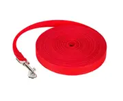15m Long Dog Lead Pet Puppy Leash Training Obedience Recall Walk Tracking- Red