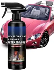 Car Windshield Oil Film Cleaner,Glass Film Removal Spray 500ml - Professional Car Cleaner Safe Design for Vehicles Windshields Window