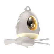 Small Aircraft Ceiling Fan 8000mAh Night Light Ceiling Fan Home Dormitory Small Ceiling Fan Mini Small Fan USB Power sup