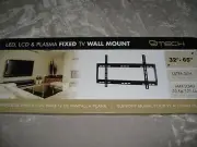 CJ Tech LED LCD Plasma Fixed TV Wall Mount 32"-65" Up to 121 lbs Ultra Slim NEW!