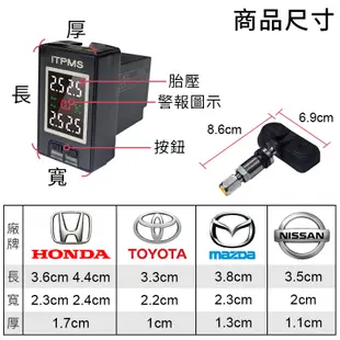 [胎壓大師VT-TP1012] 胎內式盲塞胎壓偵測器 TPMS honda toyota mazda nissan