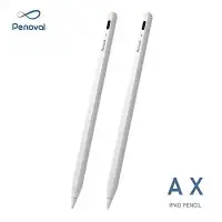 在飛比找三創線上購物優惠-Penoval AX 觸控筆 (iPad用)白 (兩入組)