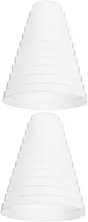 KITANDOVE 2pcs Duct Reducer Adapter for Dryer Vent Hose Duct Increaser Connector for Range Hood Durable Easy DIY Installation Compatibility Prevents Oil Fumes Leakage