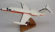 Hansa HFB-320 Hansa Jet Airplane Mahogany Kiln Dry Wood Model Small New