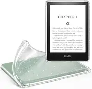 Khxriypha Clear Case for All-New Kindle Paperwhite 11th Gen 2021 & Signature Edition(6.8") - Lightweight, Scratch-Proof Silicone Back Cover, Clear Glitter