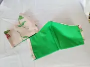 Rose and Green washable reusable anti air pollution face mask