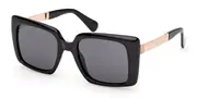 Max & Co. MO0134 01A Women’s Sunglasses Black Size 52