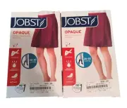JOBST 20-30 mmHg Compression Stockings Large Natural/Beige 2 Packs Knee High