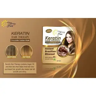 Merry Sun Keratin Hair Therapy Golden Mask Chocolate Keratin