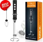 Rechargeable Milk Frother Handheld Foam Maker for Coffee Matcha Protein