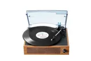 VEVOR Bluetooth Vinyl Record Player 3-Speed Belt Driven Turntable 3W Speakers
