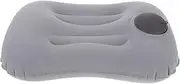 EXQUIMEUBLE Travel Pillow Airplane Inflatable Firm Pillow Neck Support Camping Beach Lightweight Quick Inflate