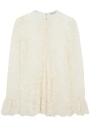 Rabanne Floral Lace top - Ivory - 16 16