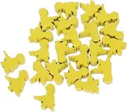 KOMBIUDA Mini Chess Set Wooden Chess Pawns Board Game Components Educational Toy for Boys and Girls Adults