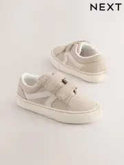 Neutral Wide Fit (G) Touch Fastening Trainers (E99683) | $39 - $44