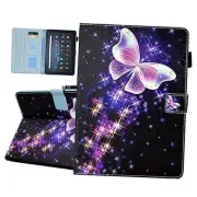 Case for Amazon Fire HD 10 Tablet Case & HD 10 Plus Cover 55-Shining Butterfly