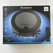 Brookstone Vacuum Cleaner, 6-in-1 Smart Robotic Floor Cleaner-Solid Surfaces