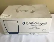 Crate & Barrel Otis Double Old Fashioned Glasses made in Italy NEW IN BOX SET/ 6
