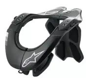 ALPINESTARS BIONIC NECK SUPPORT BNS BRACE BLACK COOL GREY MOTOCROSS ADULT ENDURO