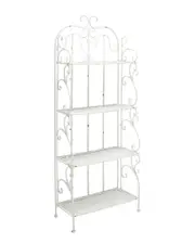 Safavieh Indoor/Outdoor Tyrique 4-Tier Shelf Unit NoSize White